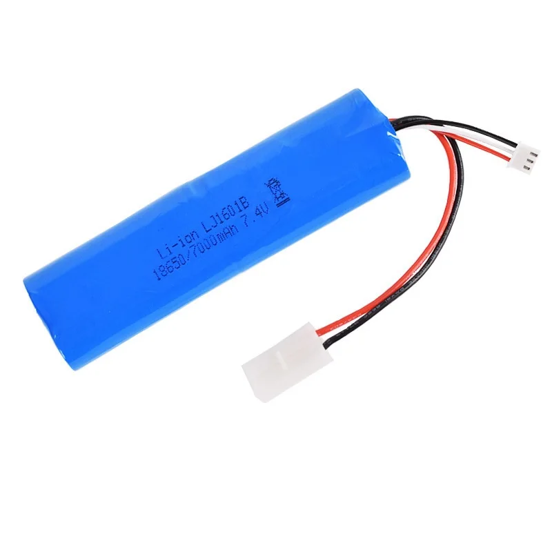 7.4v 7000mAh แบตเตอรี่ Li-Ion 18650 XT60 ปลั๊ก L6.2 ปลั๊ก Tamiya สําหรับ Henglong RC ถัง 1/16 อะไหล่ 3818、3819、3889、3899A、3918、3909