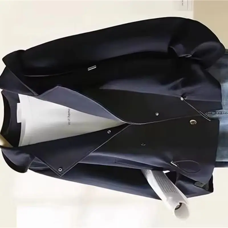 

2026 весенне-осенняя новая куртка, женская короткая ветровка с капюшоном, пальто, женская свободная дизайнерская верхняя одежда, нишевое пальто, женские топы