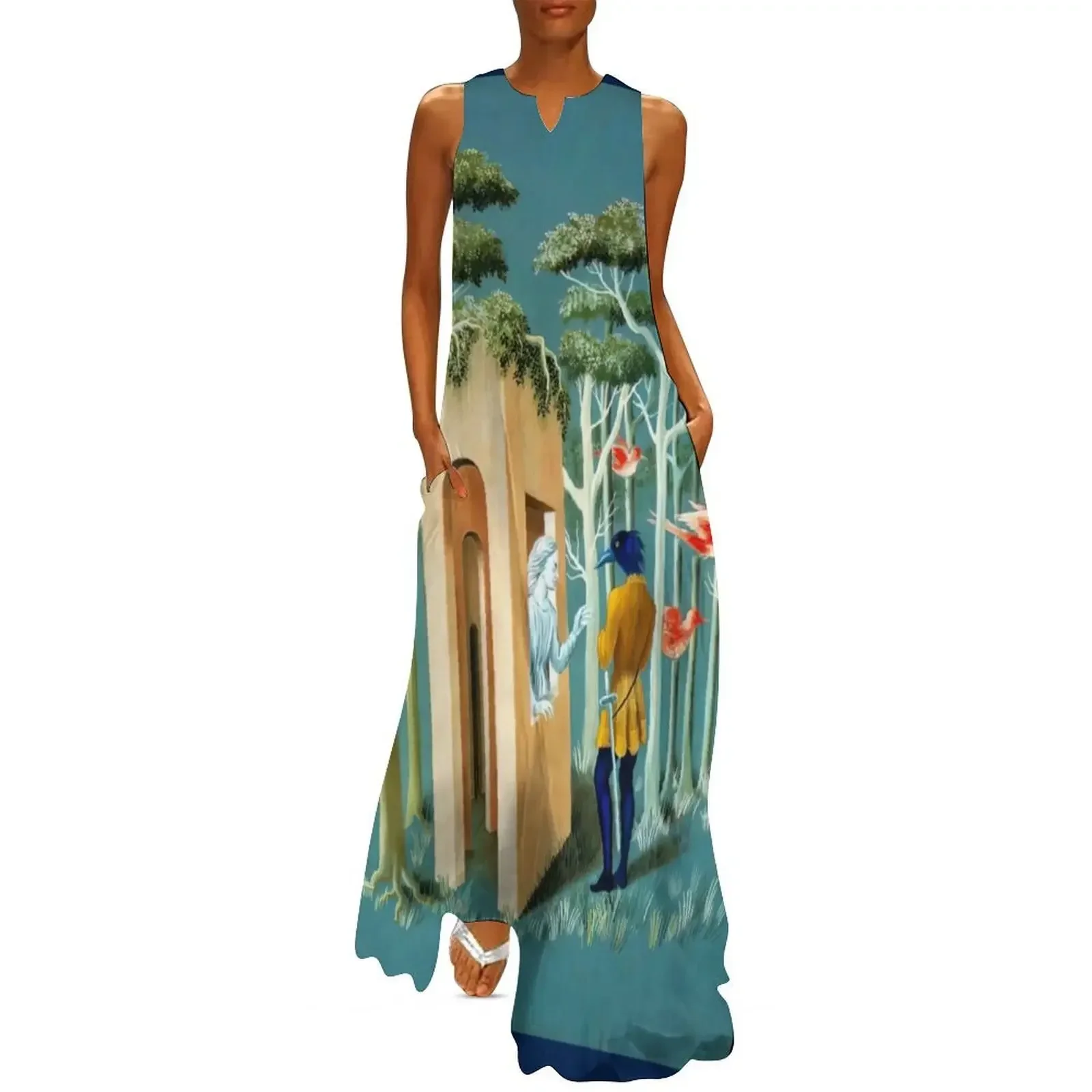 

REMEDIOS VARO Surrealism art for sales7 Long Dress dresses summer luxury dress elegant chic wedding evening dresses Dress