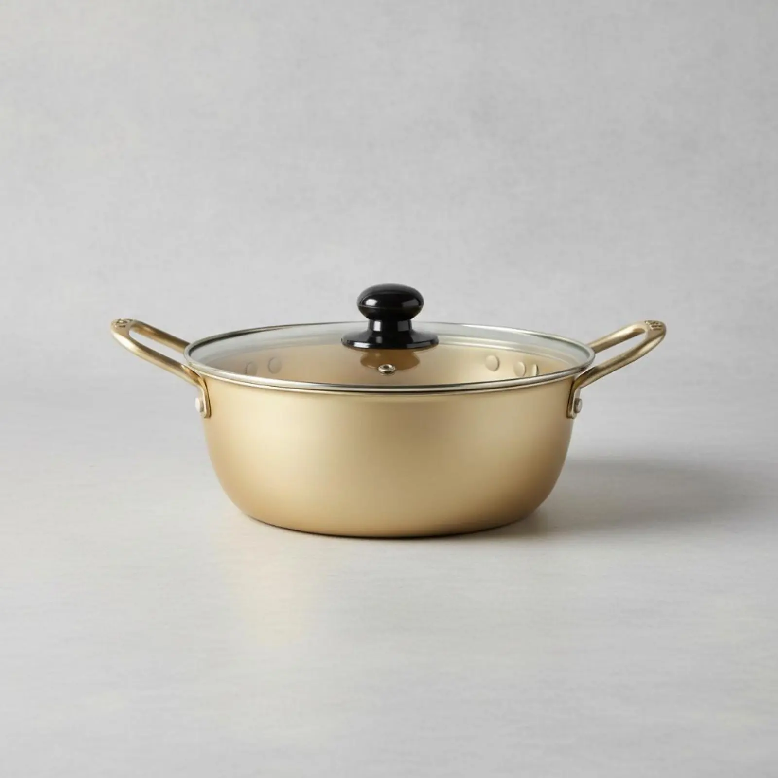 Korean Ramen Pot Versatile Instant Pasta Pot Double Handle Stockpot Easy to Clean Cookware for Dorm Room - view 3