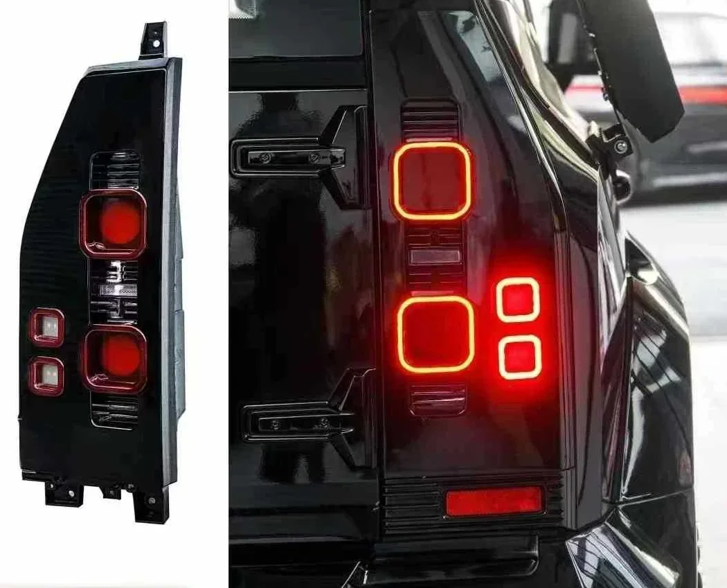 1 Unit New Defender High-quality LED Tail Lamp Car Exterior Accessories for Retrofit Abs Taillight for Jtour Traveler T2