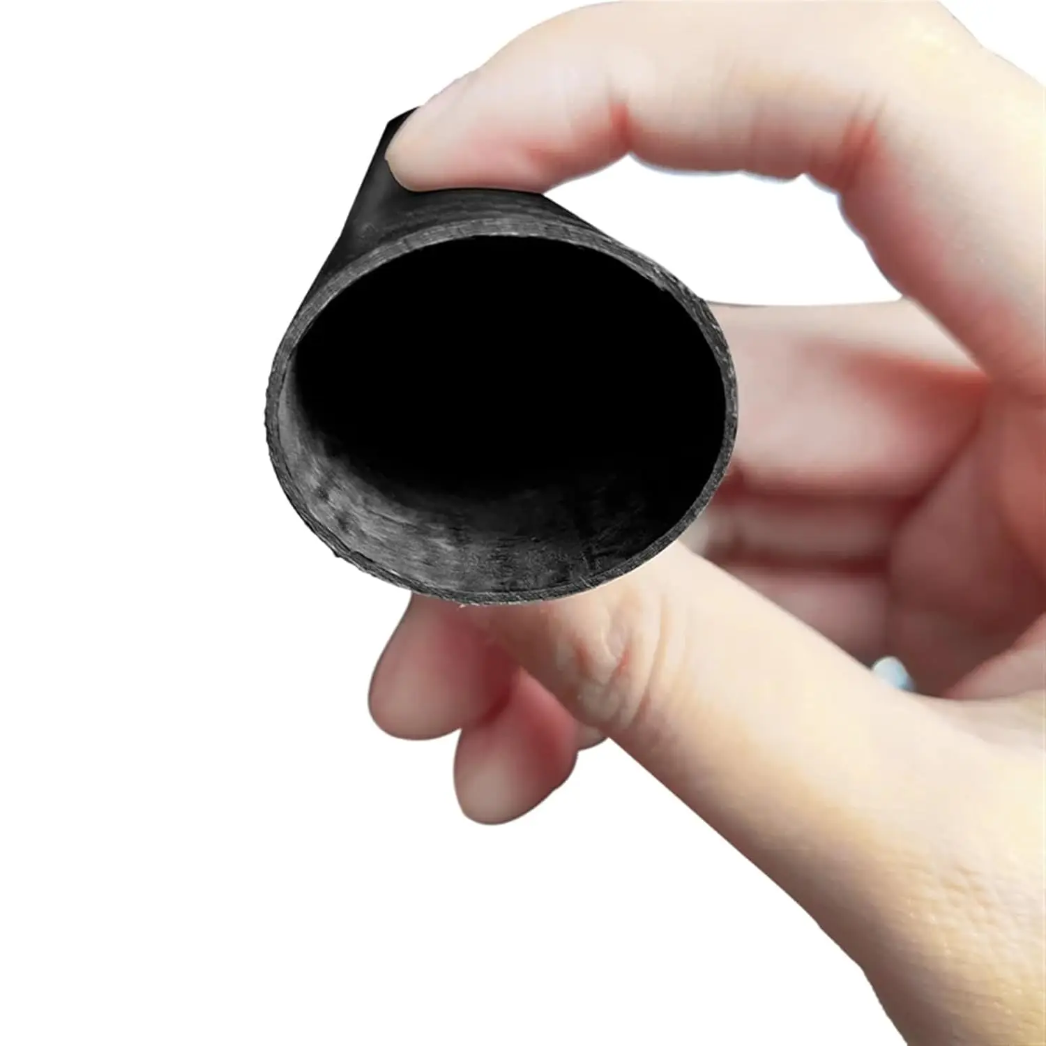 أنبوب بيضاوي من ألياف الكربون 2.5 × 2 × 100 سم ملحق طائرات بدون طيار عادي غير لامع