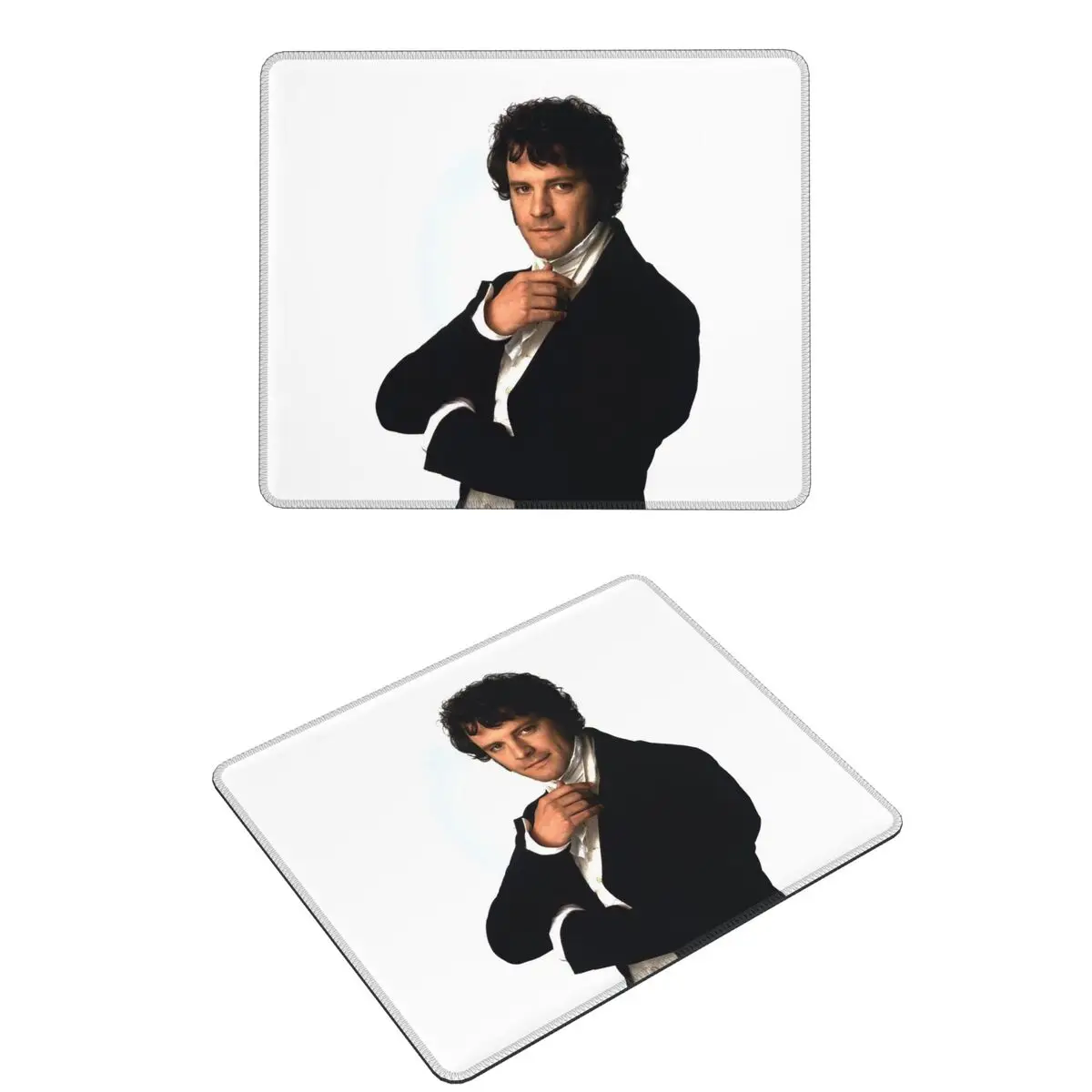 كولين فيرث كما السيد دارسي في الكبرياء والتحامل لوحة الماوس لوحة المفاتيح الكمبيوتر ماوس حصيرة الألعاب الكمبيوتر المحمول حصيرة مكتبية الجدول الحصير