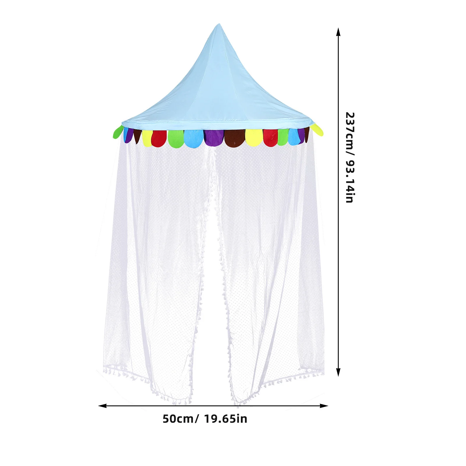 มุ้งครอบเตียงเด็ก มุ้งกันยุงสำหรับเด็กเล็ก ผ้าม่านตาข่ายทรงครึ่งวงกลม ระบายอากาศได้ดี น้ำหนักเบา ป้องกันแมลงสำหรับเด็กทารก