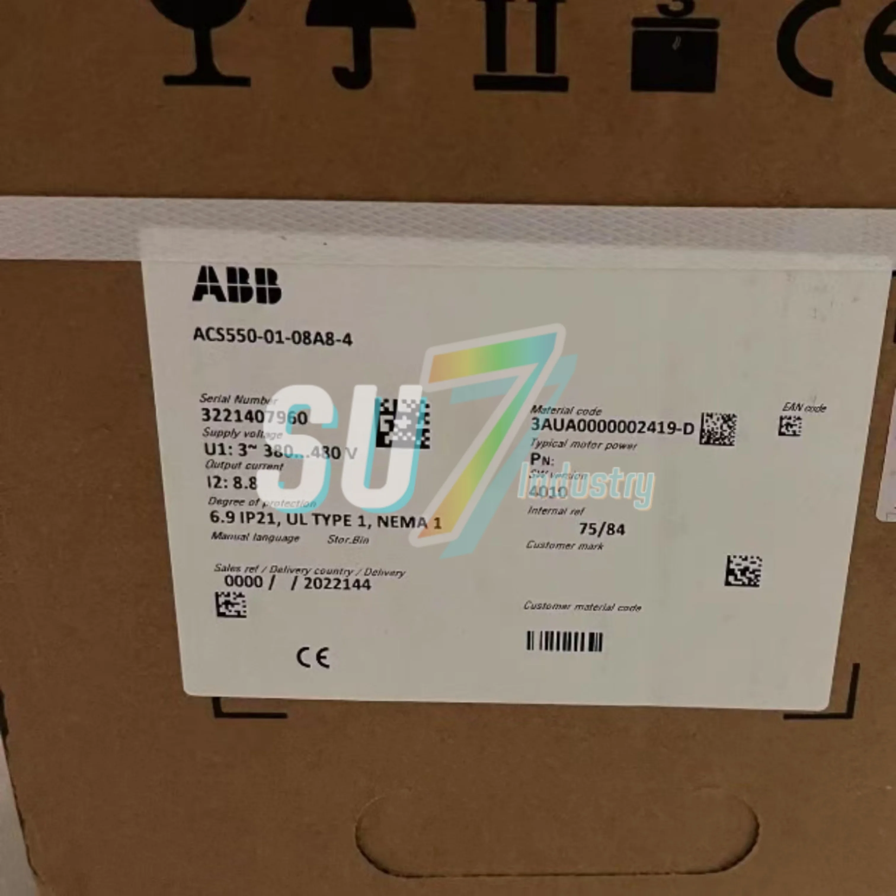 

ACS550-01-08A8-4 New In warehouse Inverter
