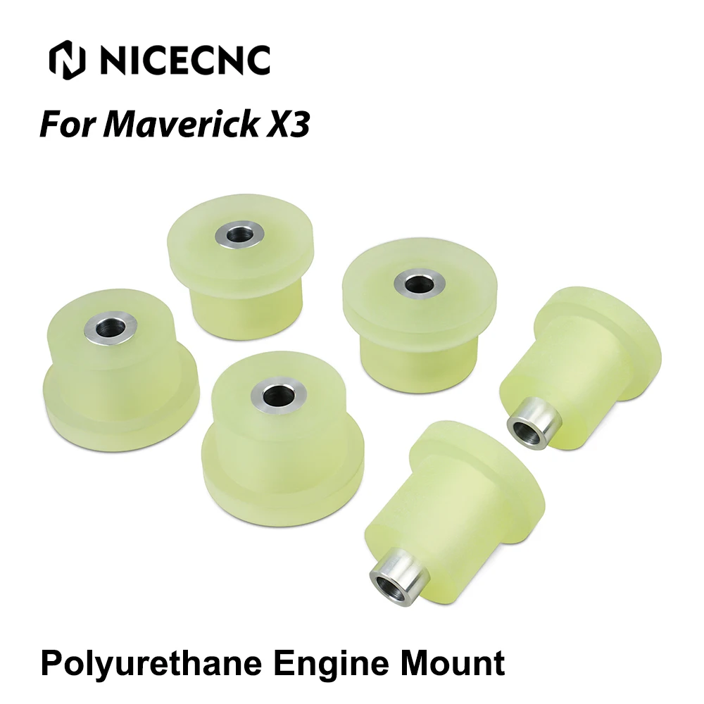 

For Can-Am UTV X3 Poly Engine Mounts Polyurethane Bushings Maverick X3 Anti Vibration Mount Enhanced Throttle Response UTV Parts