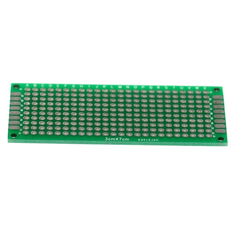10pcs Double Side Prototype PCB diy Universal Printed Circuit Board 3x7cm Green