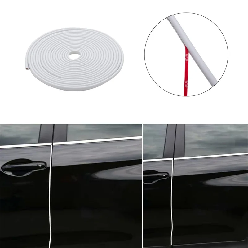 Clear Car Door Edge Protector Car Edge Trim Rubber Seal Protector with U Shape Car Protection Door Edge Guard Fit for Most Car