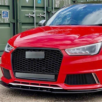 For Audi A1 S1 Sline 8XA 2016-2020 Quatt Style Front Honeycomb Hood Grill Grille Car Styling Accessories