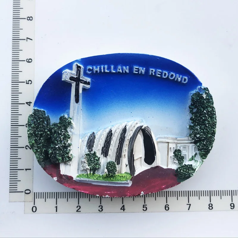 cathedral REDOND Fridge Magnets Travel 3D Memorial Magnetic Refrigerator