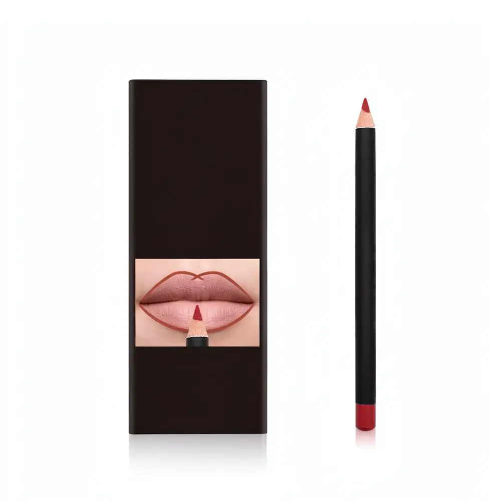 Professional Professional Matte Lip Liner Pencil Set Waterproof Long Lasting Lip Makeup Contour Define Tool Smooth Velvet Finish Kit - Aliexpress Deal