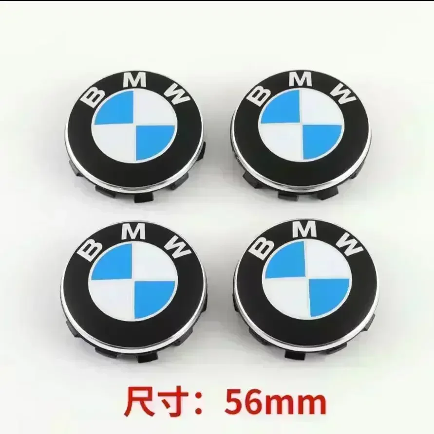 4Pc 56mm 68mm BMW Emblem For BMW Wheel Hub Caps For BMW 3 Series 5 Series E60 E90 F10 F30 E46 E39 X5 E53 E70 E38 Z4