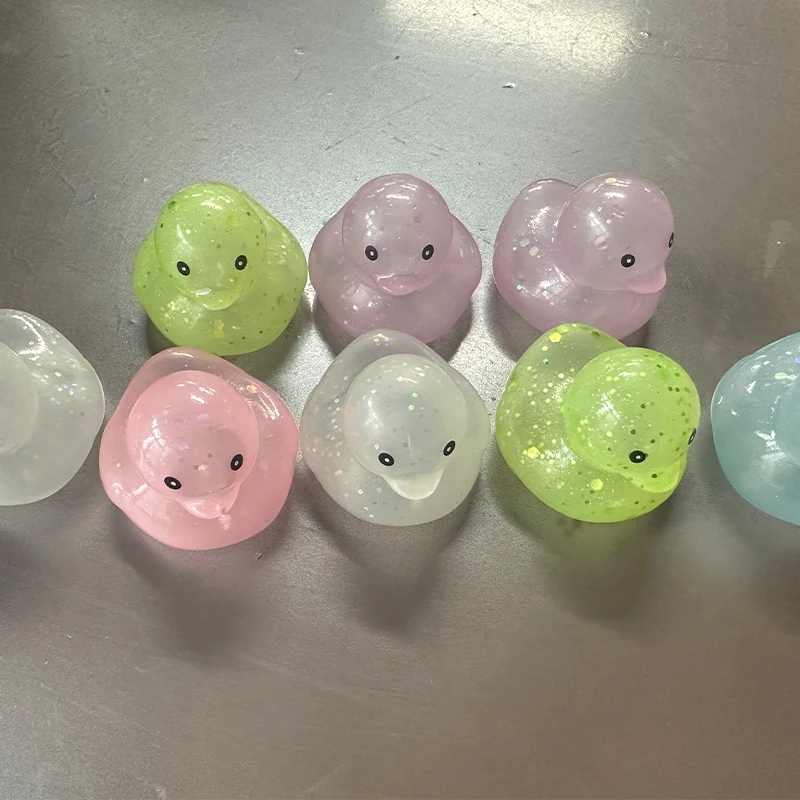 10-100 Uds patos de goma coloridos, juguetes patos de goma chirriantes lindos patos flotantes para recuerdos de fiesta de cumpleaños premios de clase decoración de coche