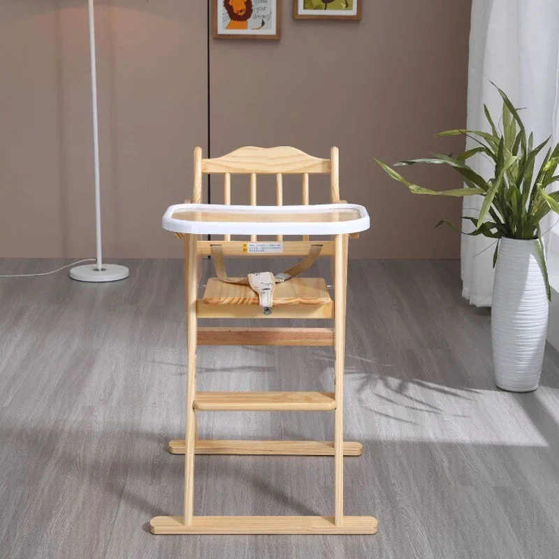 SeaMind الأطفال تناول الطعام المطبخ غرفة نوم الفندق في الهواء الطلق بما في ذلك الغسيل مخصص طوي التصميم الحديث كرسي مرتفع خشبي #6