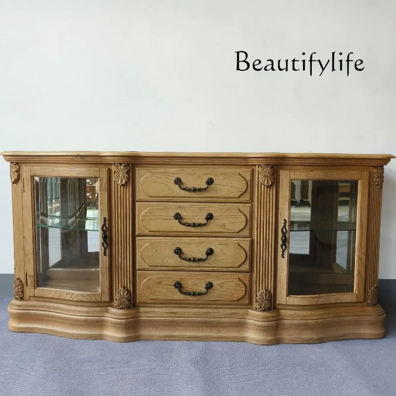 

American rural side cabinet, light luxury style classic, taste and pure luxury enjoyment