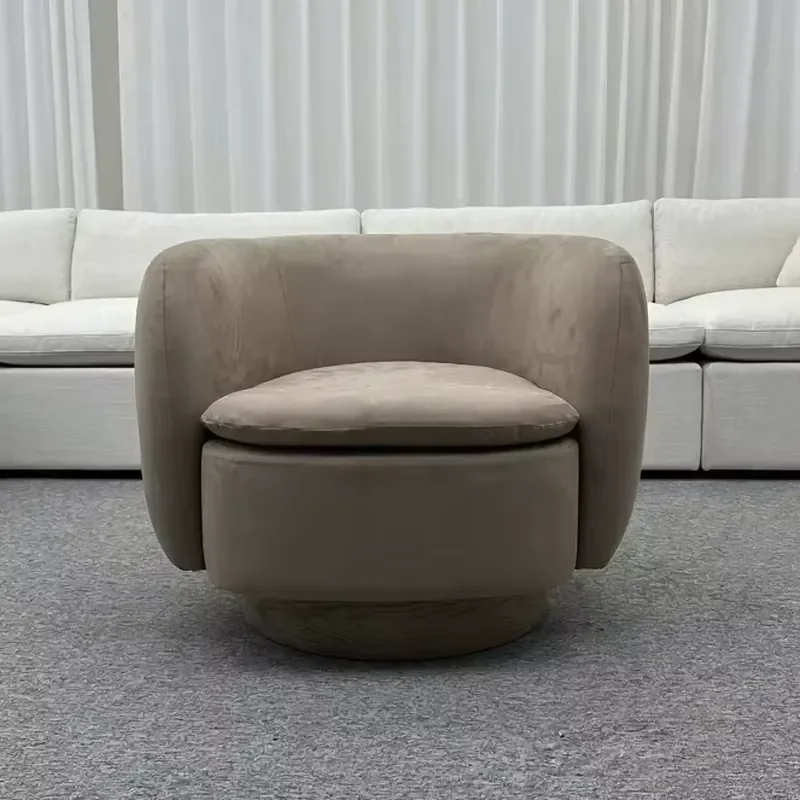

New Design High Quality Villa Living Room Furniture Swivel Egg Accent Chair