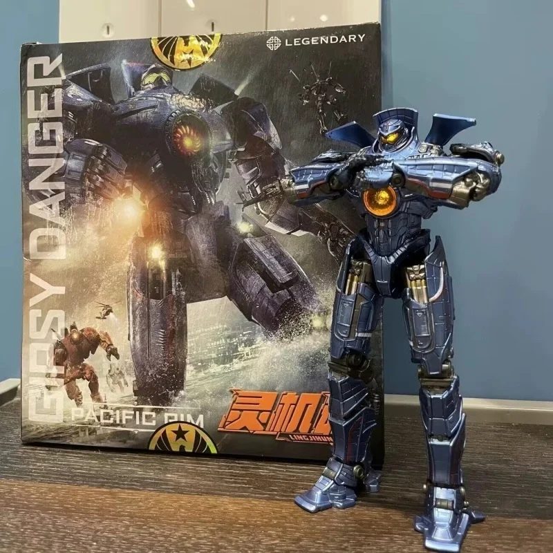 Ling Jihun Pacifics Gipsy Danger Youth Edition 8 pollici 20 cm Kit modello illuminato a LED Mecha Action Figures Giocattoli da collezione Regali