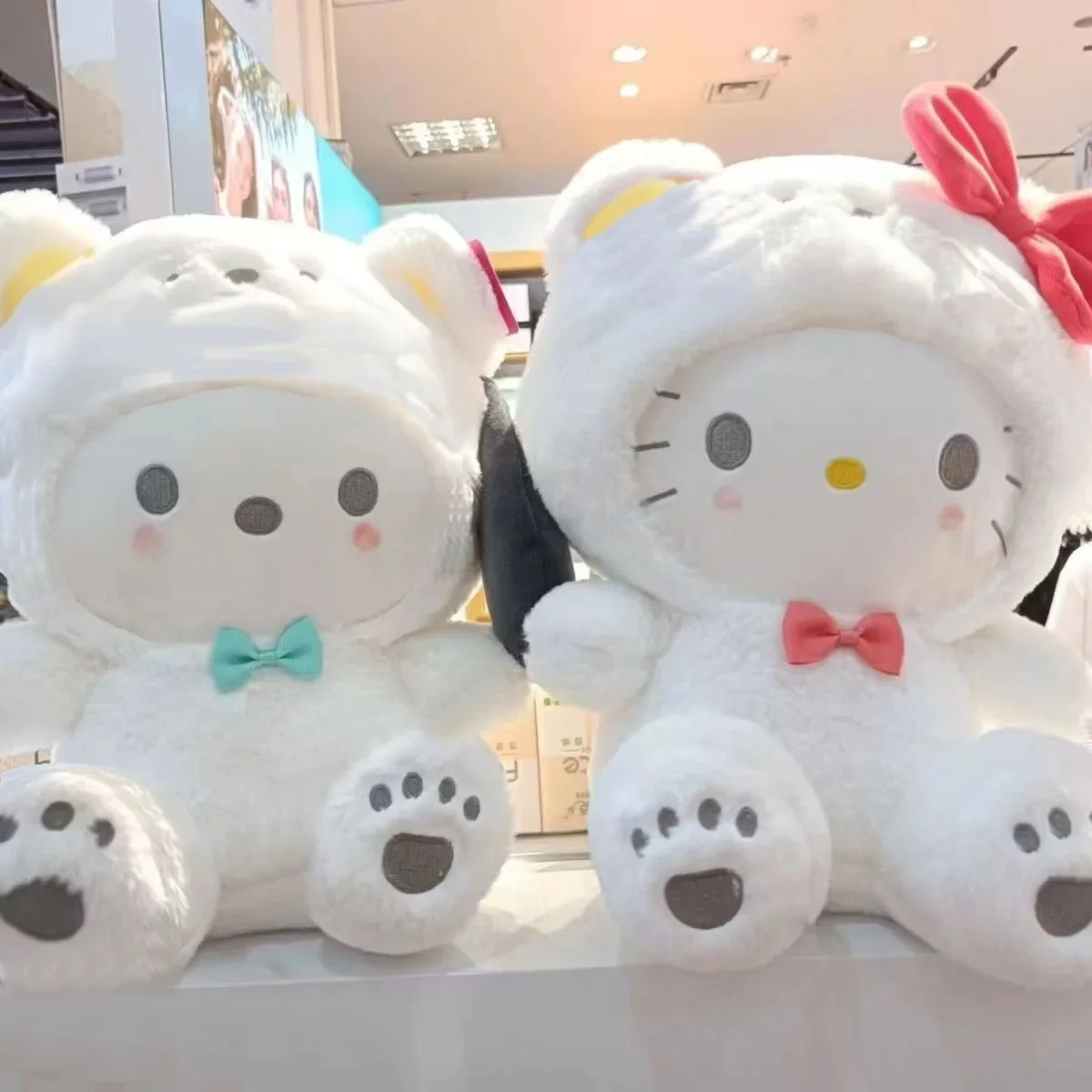 

Sanrio Hello Kitty Plush Doll Anime Cinnamonroll Kuromi Pochacco Cosplay Bear Cute Plushies Stuffed Toys Children Birthday Gifts