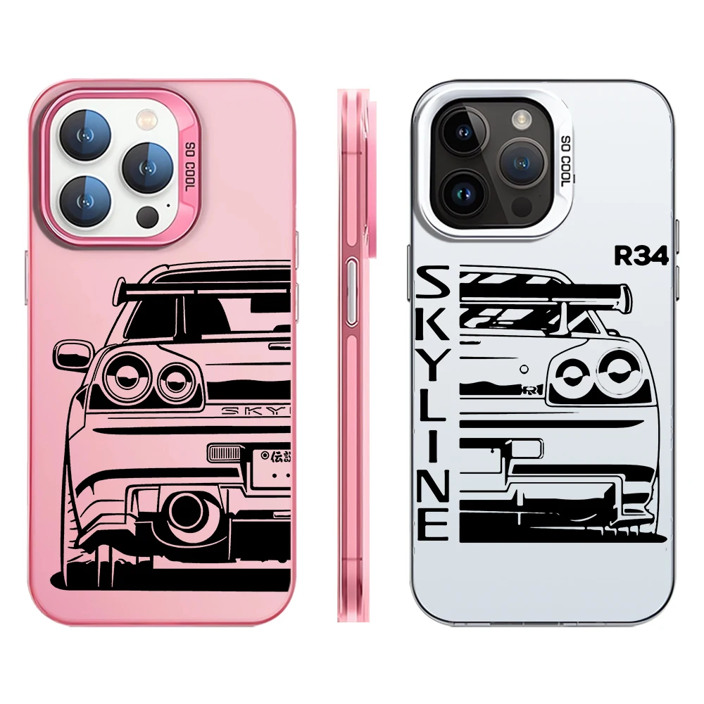 Jdm sonho carro legal capa de telefone para iphone 16 pro 15 pro max 14 13 12 11 xs 14 pro max 16