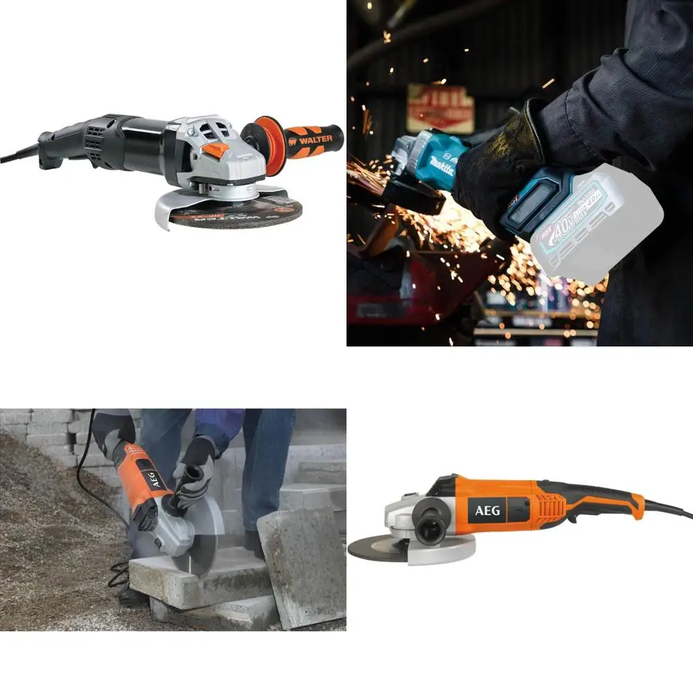 

6-Inch High-Speed Grinder with 9,600 RPM for Industrial Applications and Heavy-Duty Surface Preparation