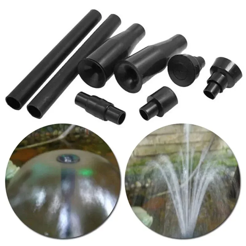 

Replacement Fountain Pump Nozzle Set Fountain Pump Nozzle Water Spray Heads Pond Submersible Pump Pool Home Garden Decor