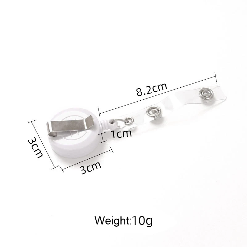 Leoparden-Kartenhalter mit horizontaler einziehbarer Schnalle, Business-Abzeichenrolle, Clip für Damen, Kartenhalter, Ärzte, Krankenschwestern, Hängen Sie Zertifikate – Detail 5