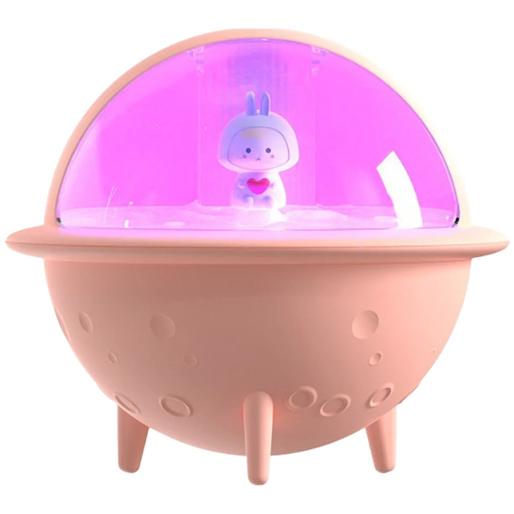 USB Rechargeable Humidifier 350ml with Gentle Color Changing Night Light and Ultra Quiet Performance for Study Area