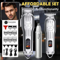 3 In1 Professional Hair Clipper KIKIDO Electric Nose Hair Trimmer and Hair Cutting Machine For Men Kids Family Beauty Set Gifts