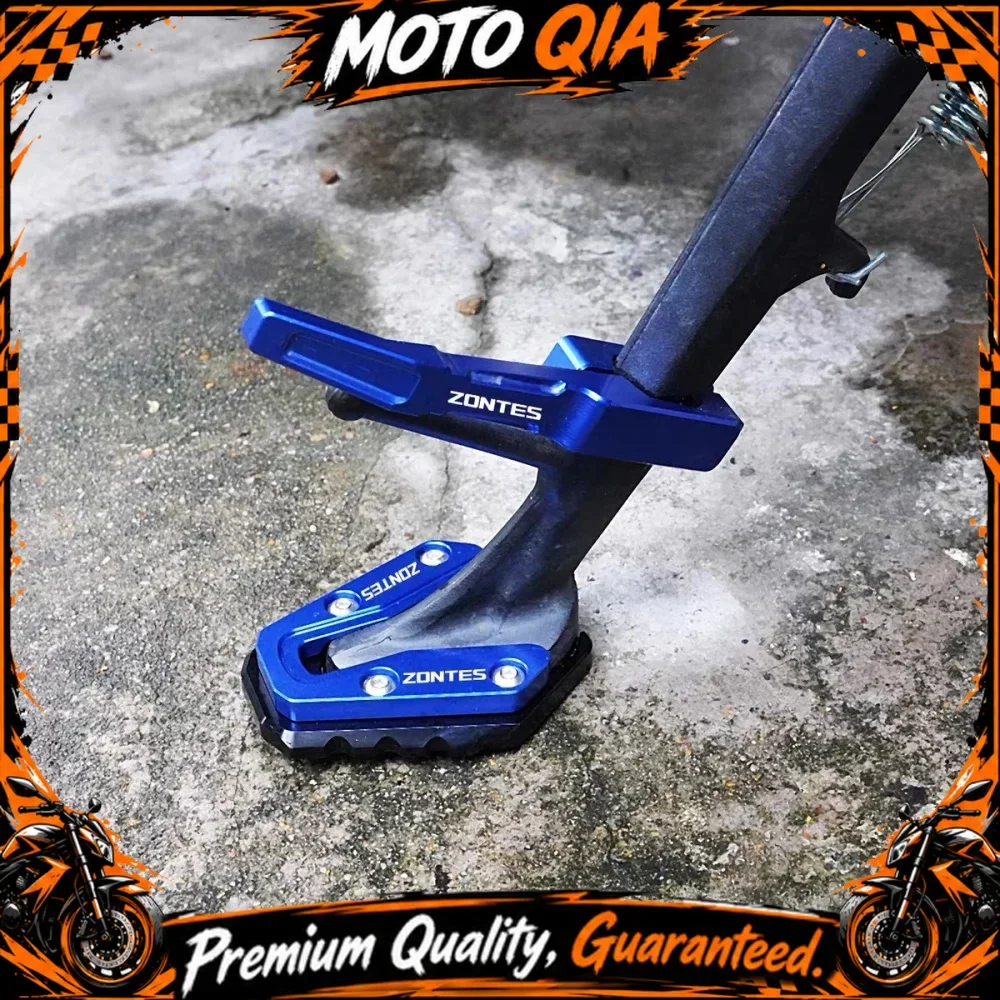 For ZONTES 368G 368E/K, ​​upgrade to larger side feet with aluminum alloy brackets and side support extension plates.