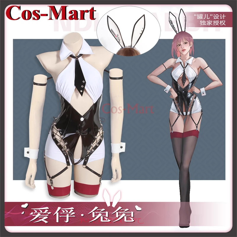

Cos-Mart Love Captive Rabbit Cosplay Costume Full Set Sweet Lovely Secretary Bunny Girl UniformActivity Party Role Play Clothing