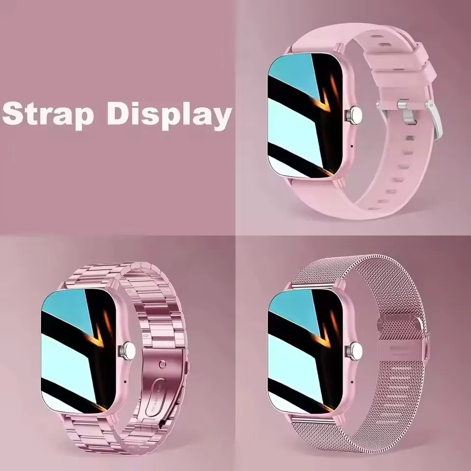 ساعة ذكية، مكالمات/قرص لاسلكي، وضع رياضي متعدد، تذكير بالاتصال ورفض، تذكير عبر الرسائل القصيرة، لهاتف iPhone/Andriod