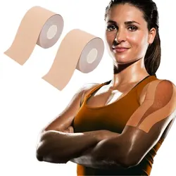 2Pcs Kinesiology Tape First Aid Bandage Gym Fitness Sports Elastic Adhesive Strain Injury Tapes Knee Muscle Pain Relief Sticker