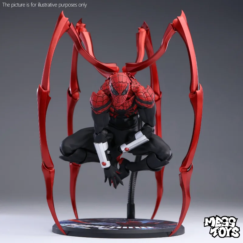 متوفر في المخزون MESS Toys Legends Series متفوقة الرجل العنكبوت سبايدرمان عمل أرقام 85th الذكرى أنيمي عمل نموذج لجسم هدية