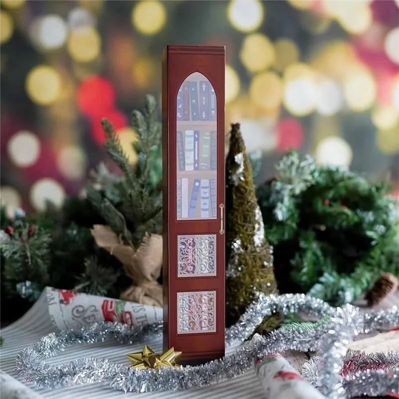 

【A87T】Book Lovers Advent Calendar Mini Book Ornament, Christmas Countdown Gifts, Holiday Decorations Books 2Pcs