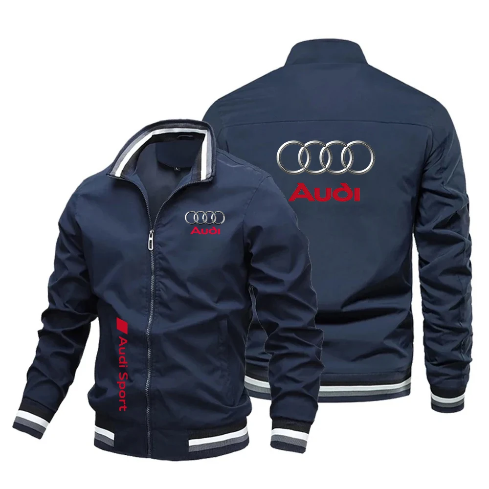2026 Nueva Chaqueta De Moda Para Hombre, Chaqueta De Motocicleta Con Logotipo De Coche DAudi, Ropa De Carreras Personalizada