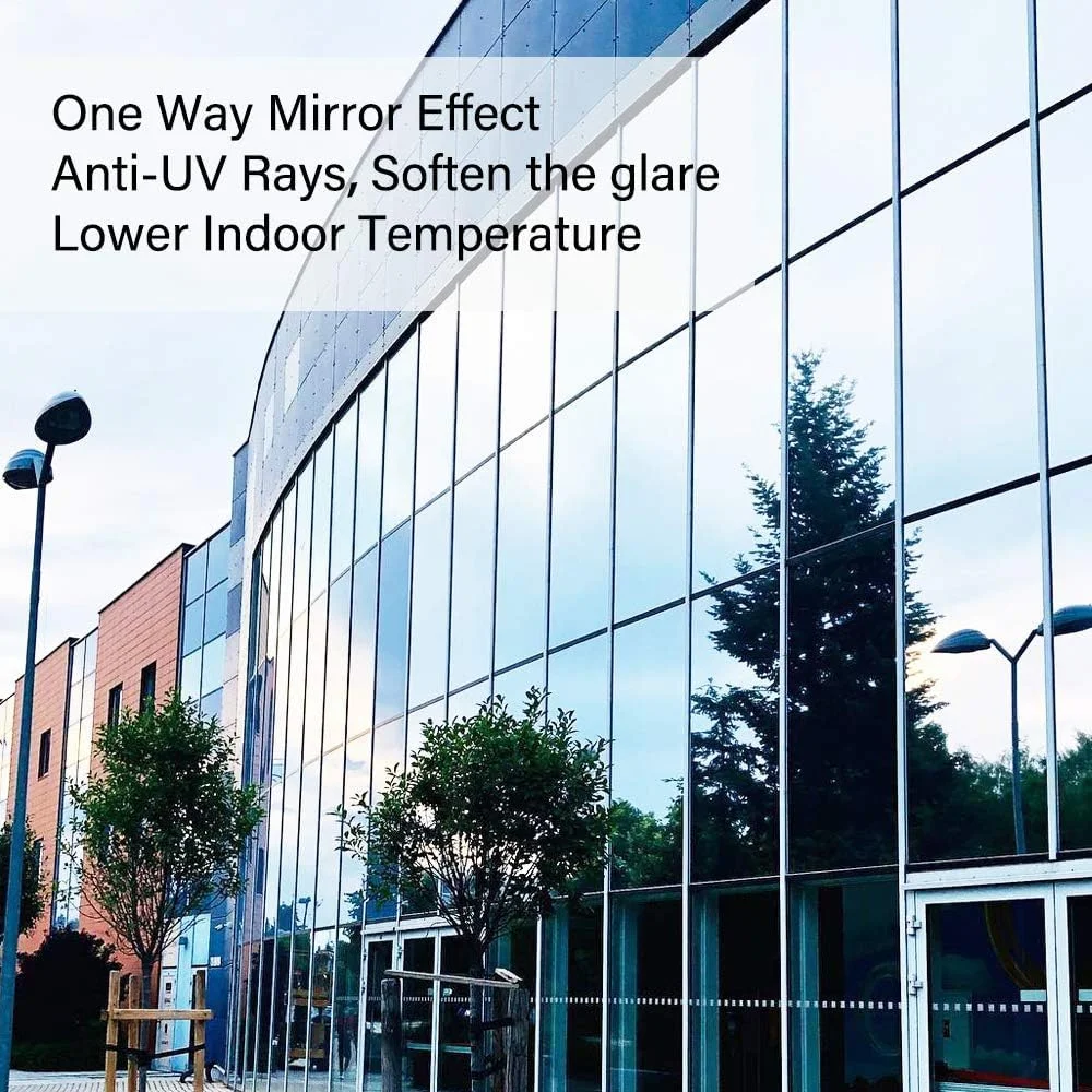 One Way Mirror Chameleon Window Film Adhesive Solar Window Privacy Film