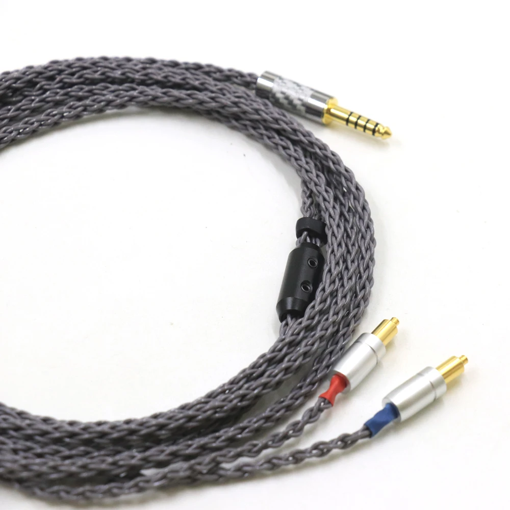 

8 Core Silver Plated 2.5mm 4.4mm XLR 3.5mm Earphone Cable For SRH1540 SRH1840 SRH1440