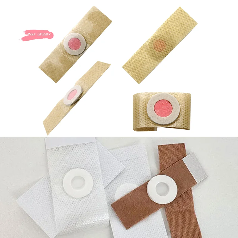 50/100 Uds. Pasta de Clavus para eliminación de callos y maíz para pies, parche de fijación de yeso DIY, pegatinas en blanco, parche de acupuntura para el cuidado de los pies