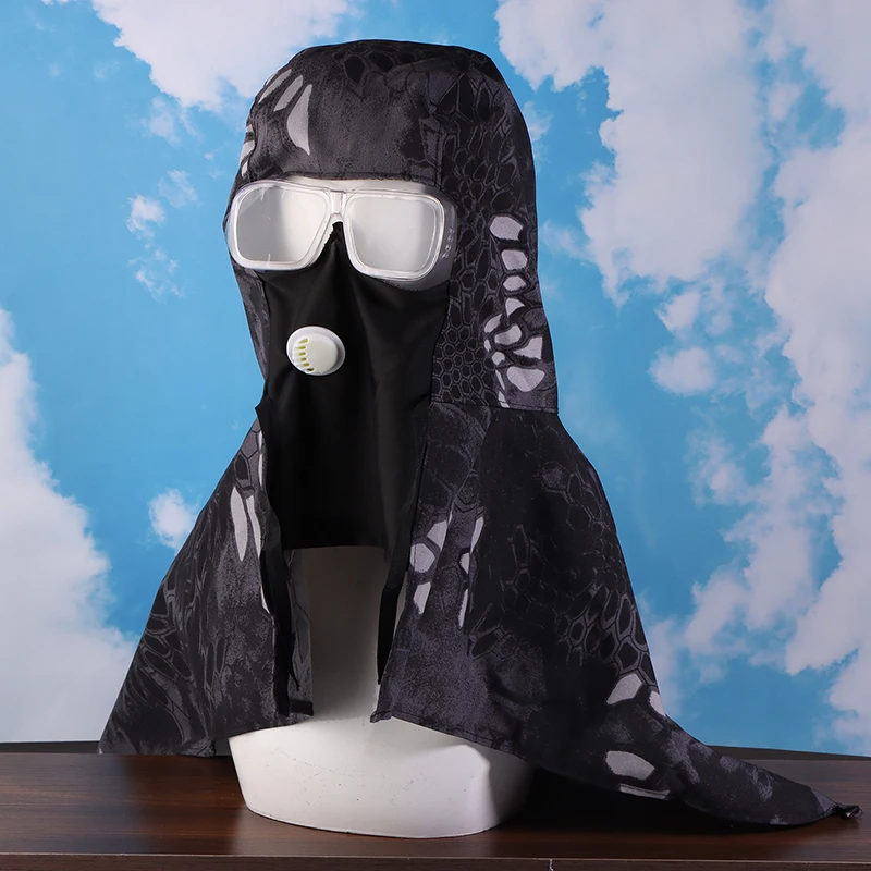 完全保護溶接フードダストキャップ防塵防風ケープ安全ヘルメット屋外安全保護帽子ネックカバー