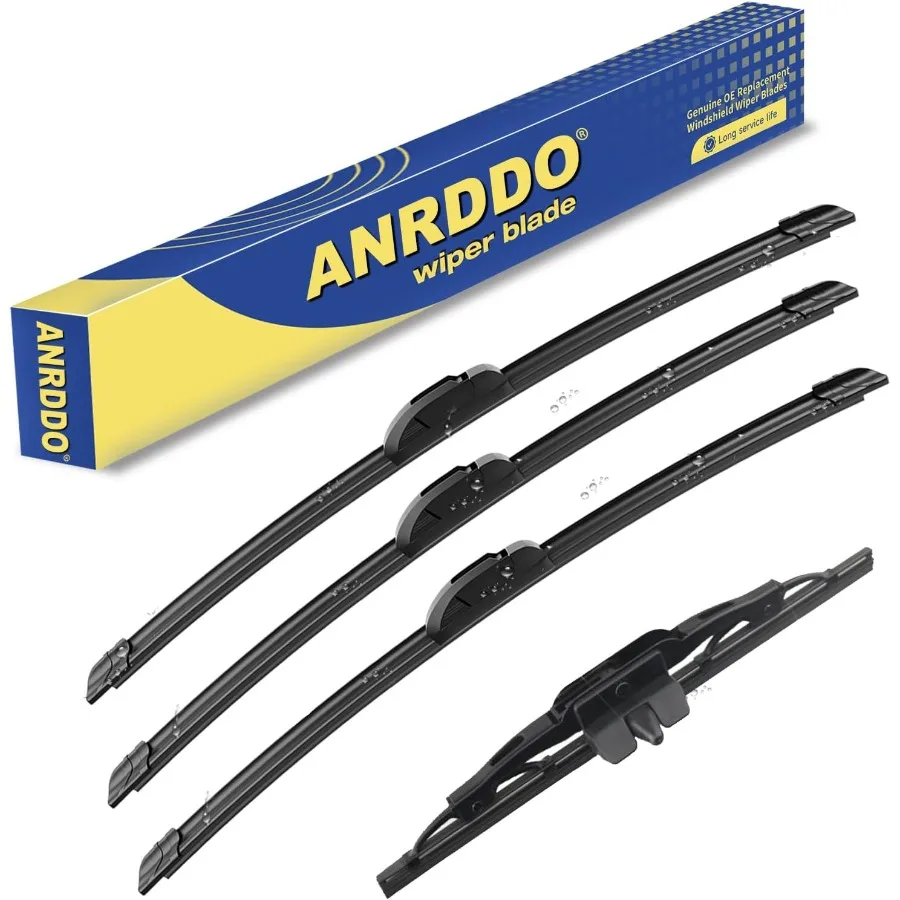 

3 Wipers Factory Replacement for 20072014 FJ Cruiser Original Equipment Replacement Windshield Wiper Blades Set 16+14+14+10 In