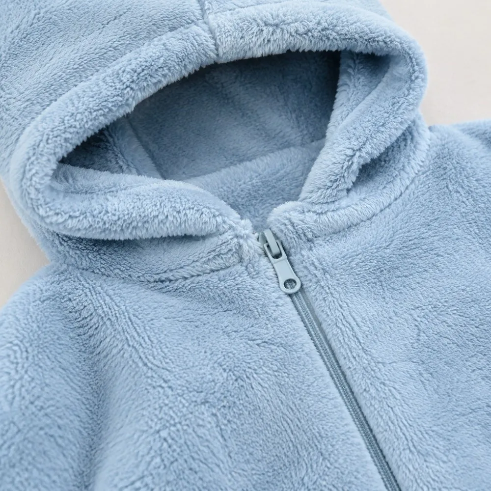 Cute Flannel Newborn Hooded Romper Soft Keep Warm Sleeping Bag Star Shape Infant Blanket Winter