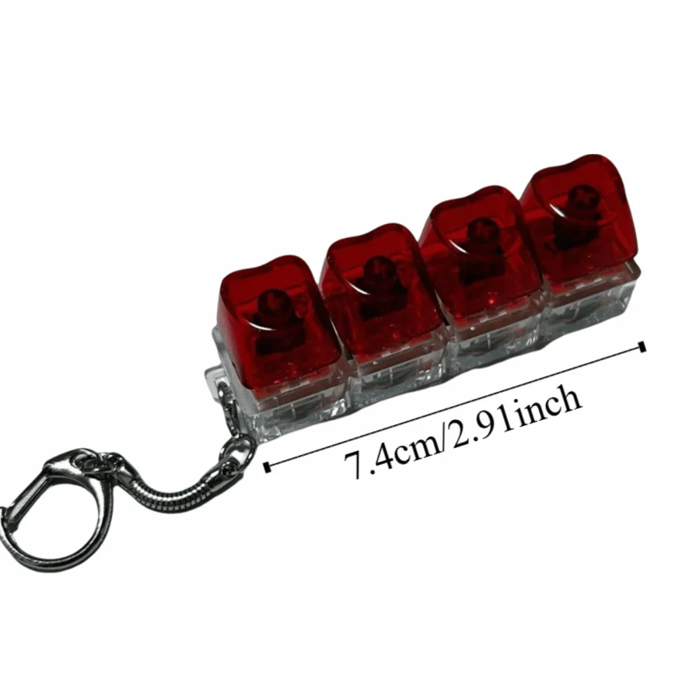 Relaxant 4 touches Keycap pincement jouet doigt clavier bricolage bouton Keycap mécanique soulagement du Stress bouton Clicker jouet