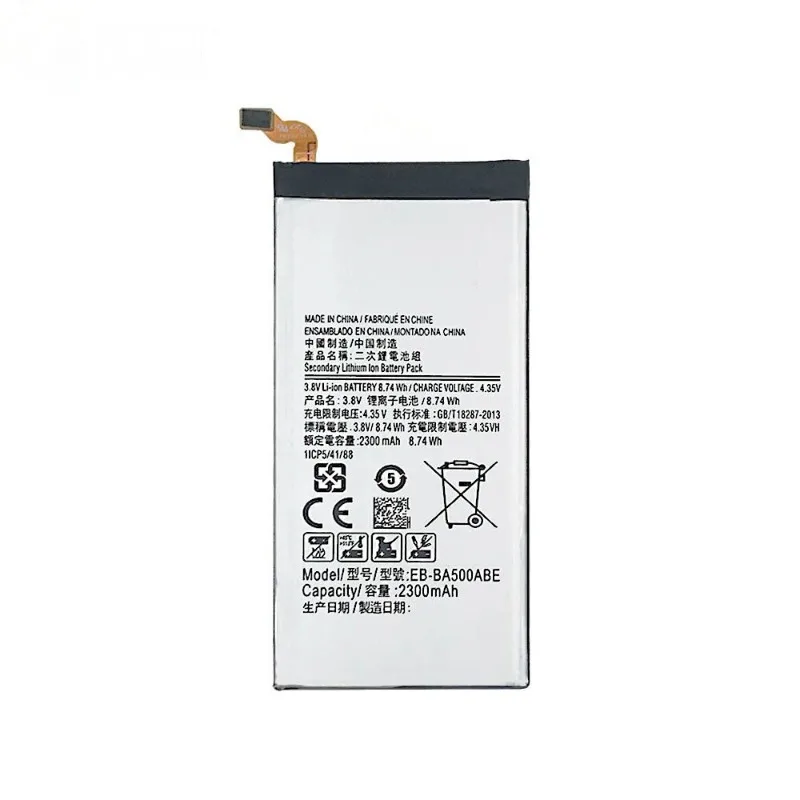 

Replacement battery Applicable to A5 2015/A500/A5000/A5009 mobile phone built-in battery EB-BA500ABE full capacity