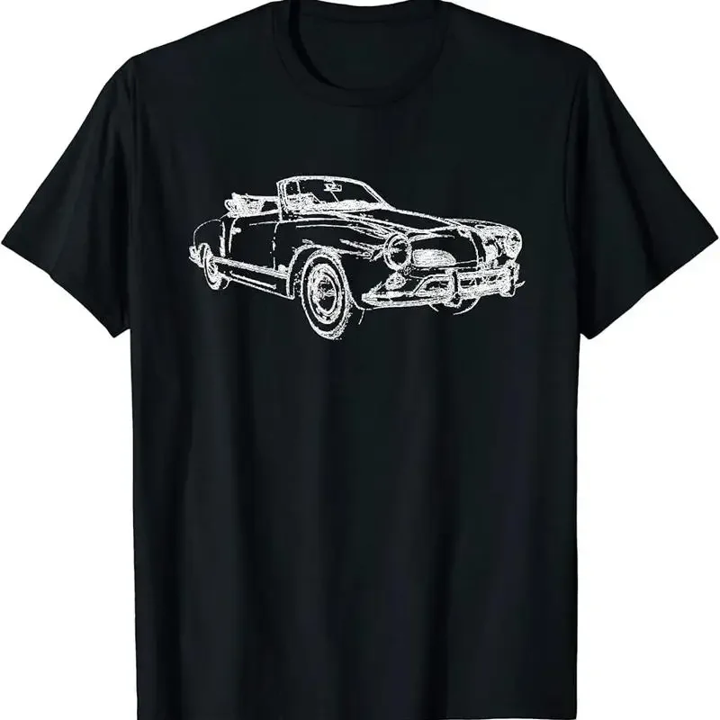 Drawing type 14 classic convertible oldtimer from germany T-Shirt