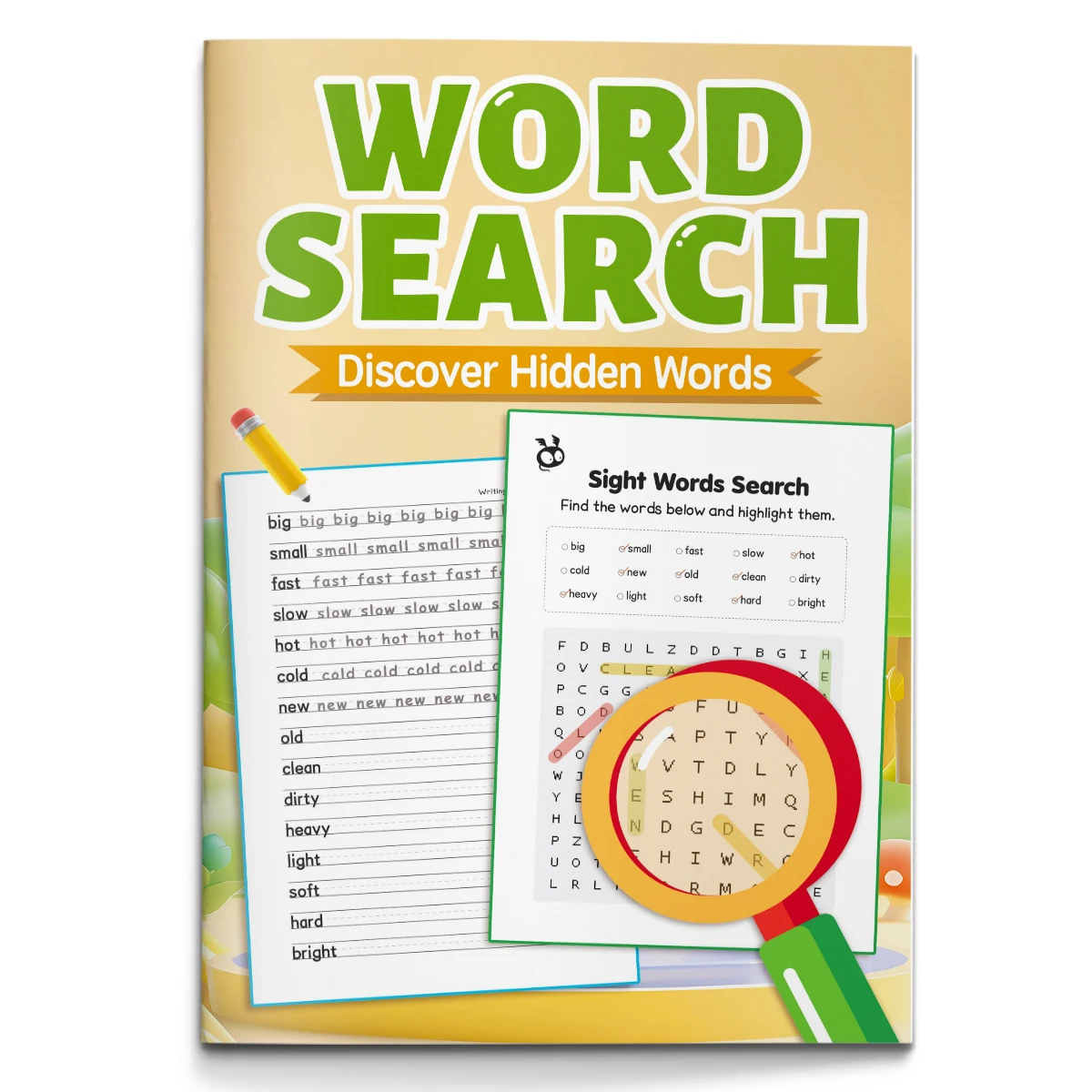 

Word Search for Kids – Fun Puzzle Book to Boost Vocabulary and Focus Skills