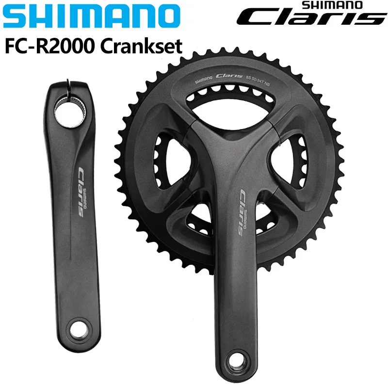 

SHIMANO CLARIS FC R2000 Crankset 2x8 Speed FC-R2000 170mm 165mm 50-34T Crankset 8S For Road Bicycle Accessories