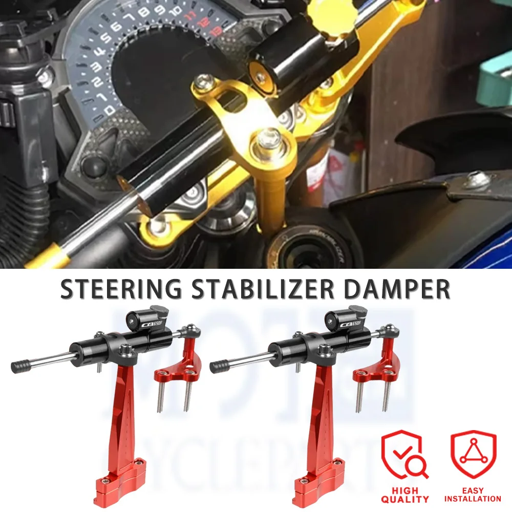 

For Honda cb650f CB650 F CB 650F 2014-2020 2021 2022 2023 Motorcycle Steering Stabilize Damper Mounting Bracket Kit Parts CB650F