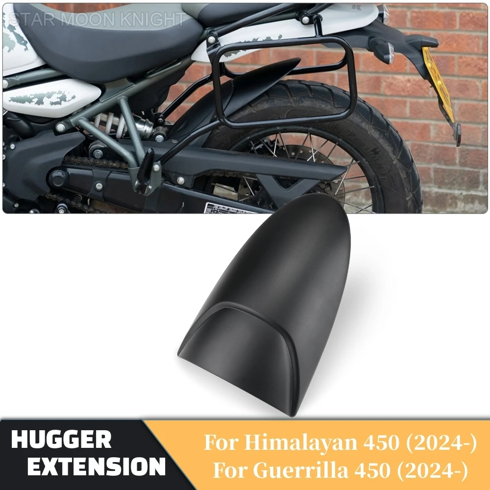 

Motorcycle Accessories Rear Fender Mudguard Extender Fender Splash Extension Cover For Himalayan 450 Guerrilla450 2024 2025-