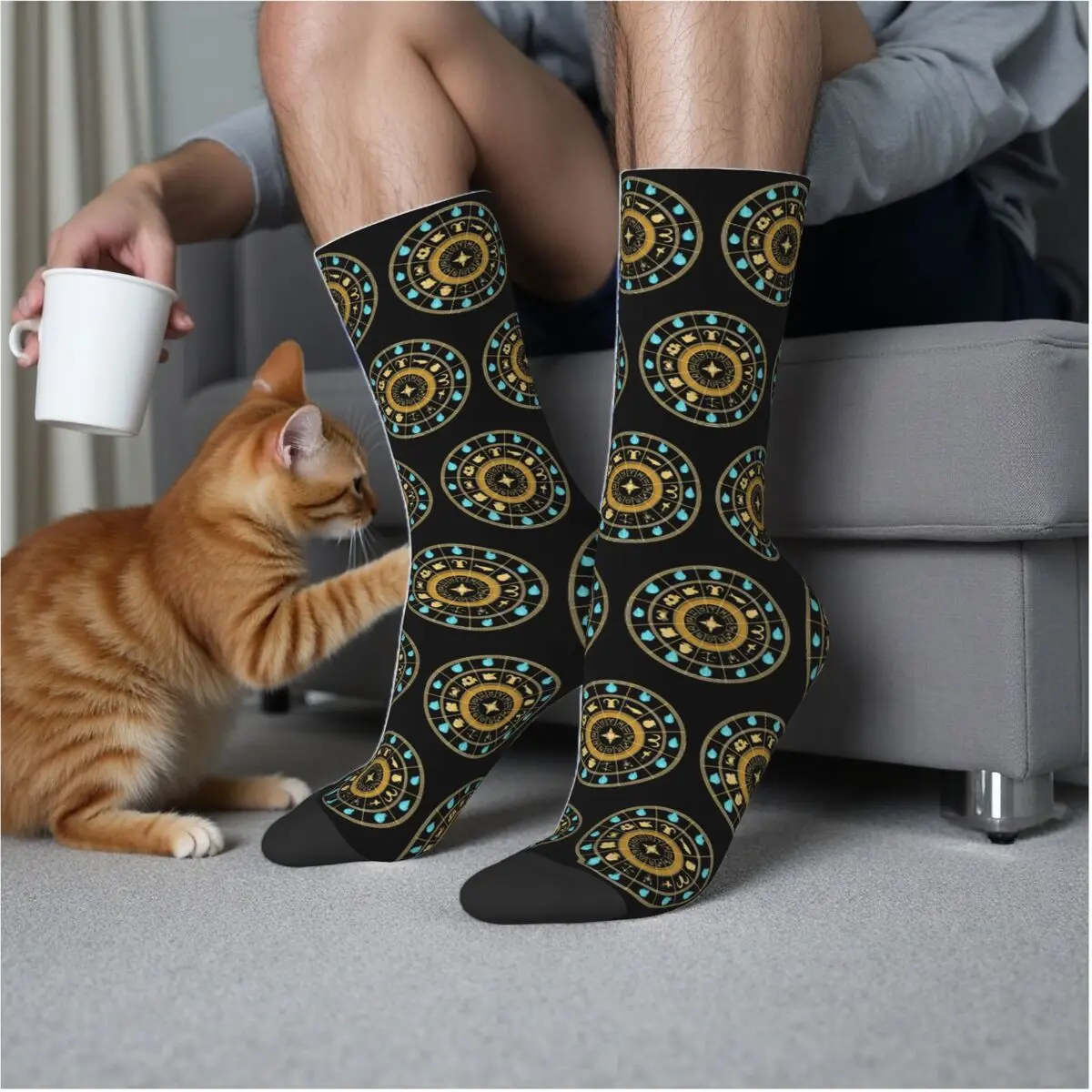 

Saint Seiya Socks Harajuku Sweat Absorbing Stockings All Season Long Socks Accessories for Man's Woman's Gifts