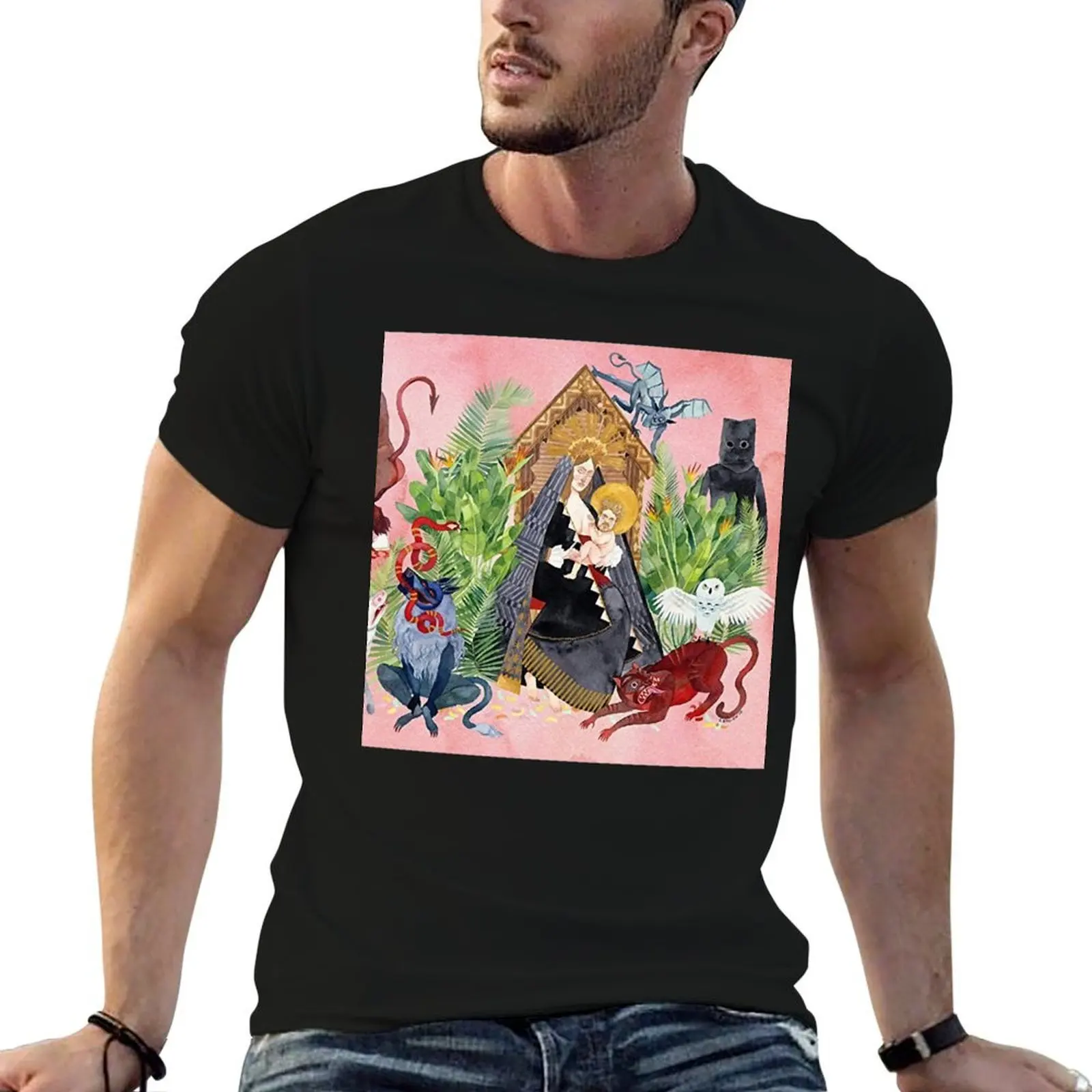 Father J. Misty I Love You, Honeybear T-Shirt graphic tee shirt vintage graphic tee shirts men